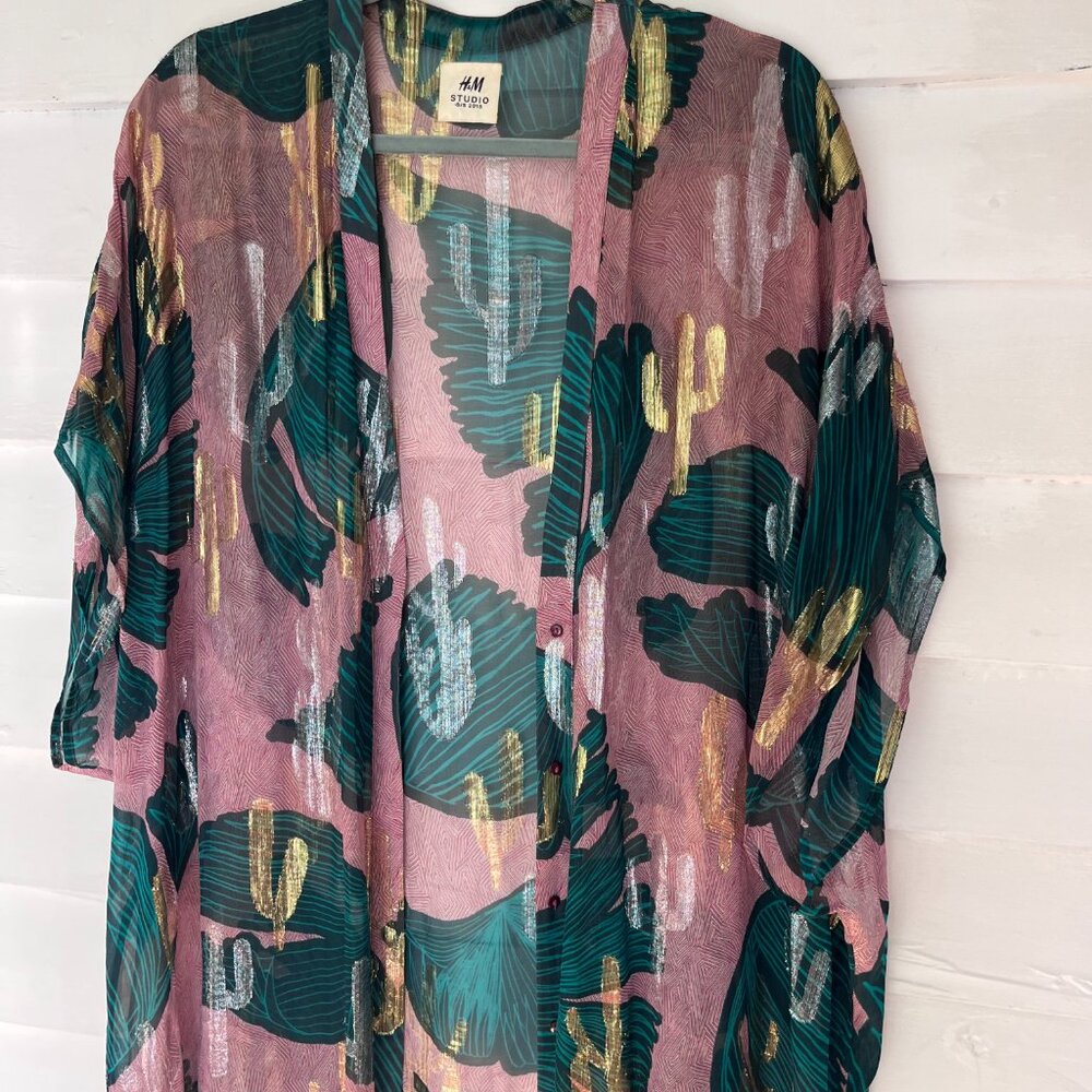 Beach Cover up robe / kimono H&M Studio size 10 / M / L